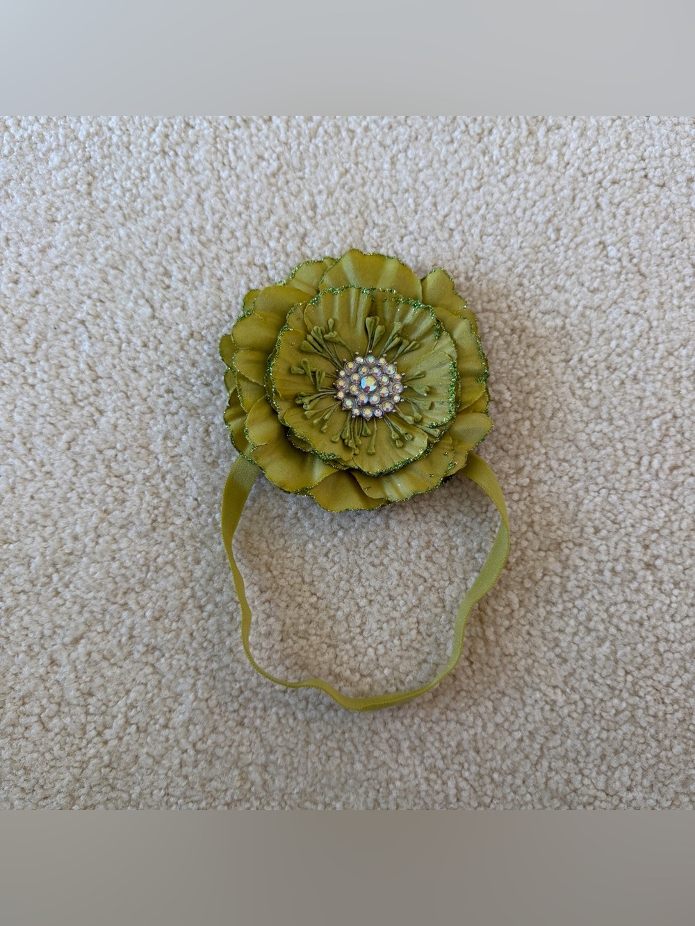 Tieks green flower topper
